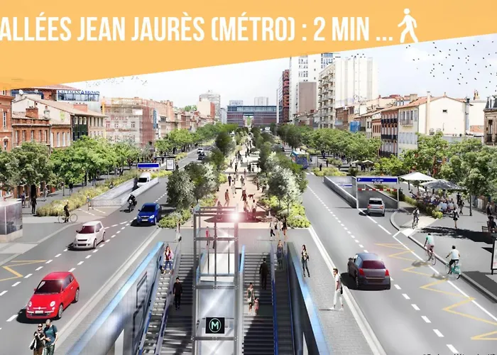 L'exotique Urbain - Cosy - Metro & Gare Toulouse